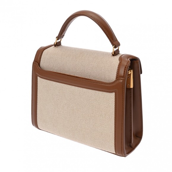 Saint Laurent 2WAY Cassandra Brown Leather Handbag - Picture 1 of 12